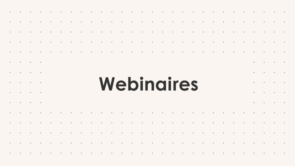Webinaire découverte